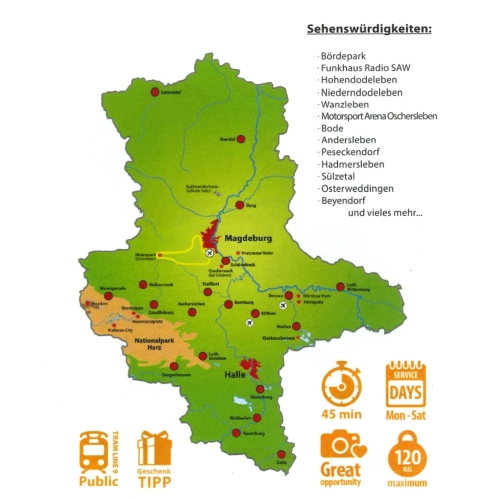 Motorpark Oschersleben - Tour 4 -Route