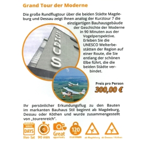Grand Tour der Moderne - Tour 8 - Beschreibung