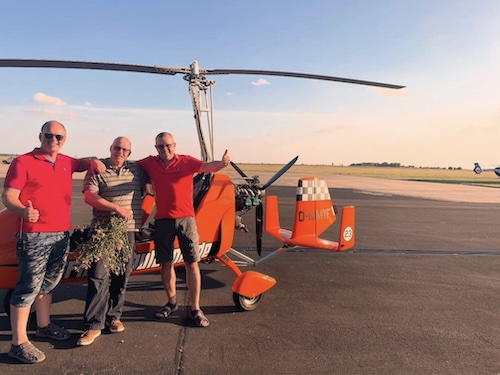 Mike am 20.08.2025 erster Soloflug