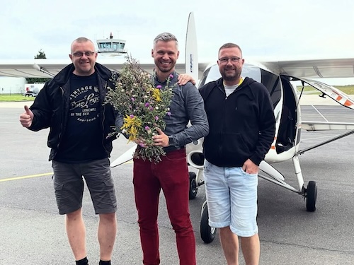 Sebastian hat seinen ersten Solo absolviert