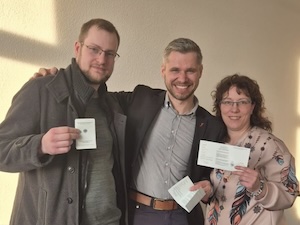 Wieder 3 Kandidaten erfolgreich BZF bestanden