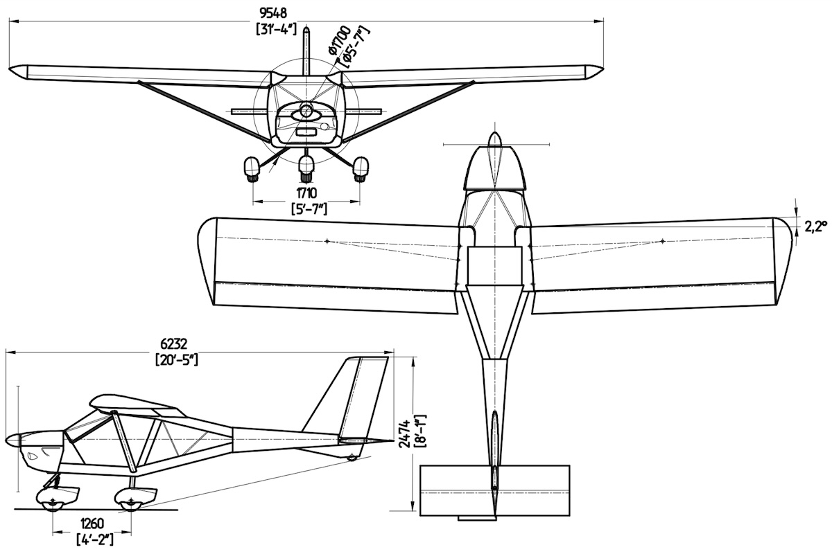 3-Seiten-Ansicht A-22LS