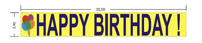 Happy Birthday - Banner